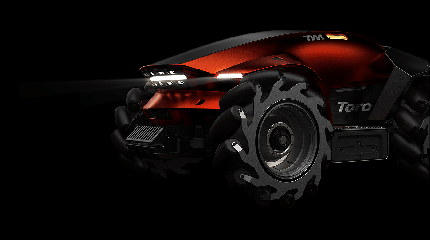 Tractor，conceptual design，Adobe portfolio，