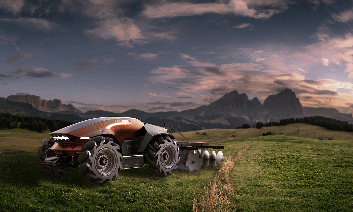 Tractor，conceptual design，Adobe portfolio，