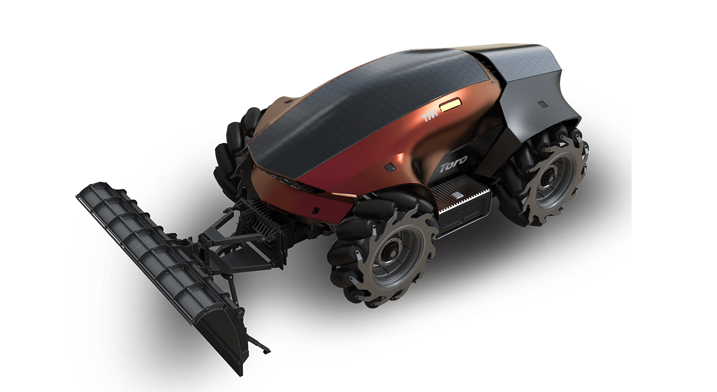 Tractor，conceptual design，Adobe portfolio，