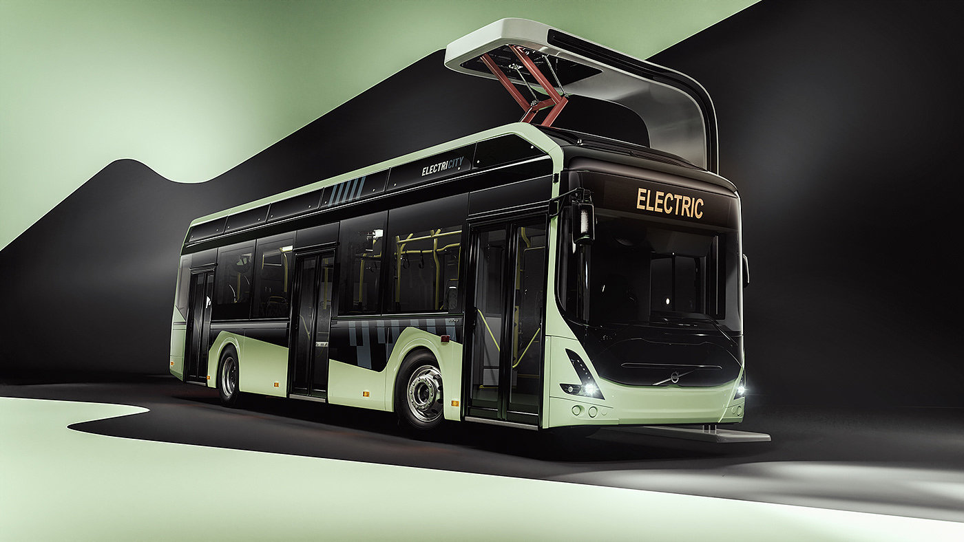 3d，bus，Volvo，automobile，bus，Passenger car，