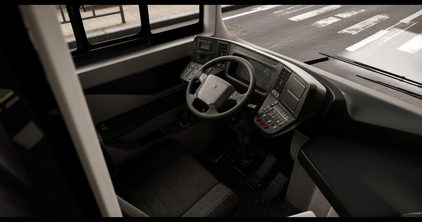 3d，bus，Volvo，automobile，bus，Passenger car，