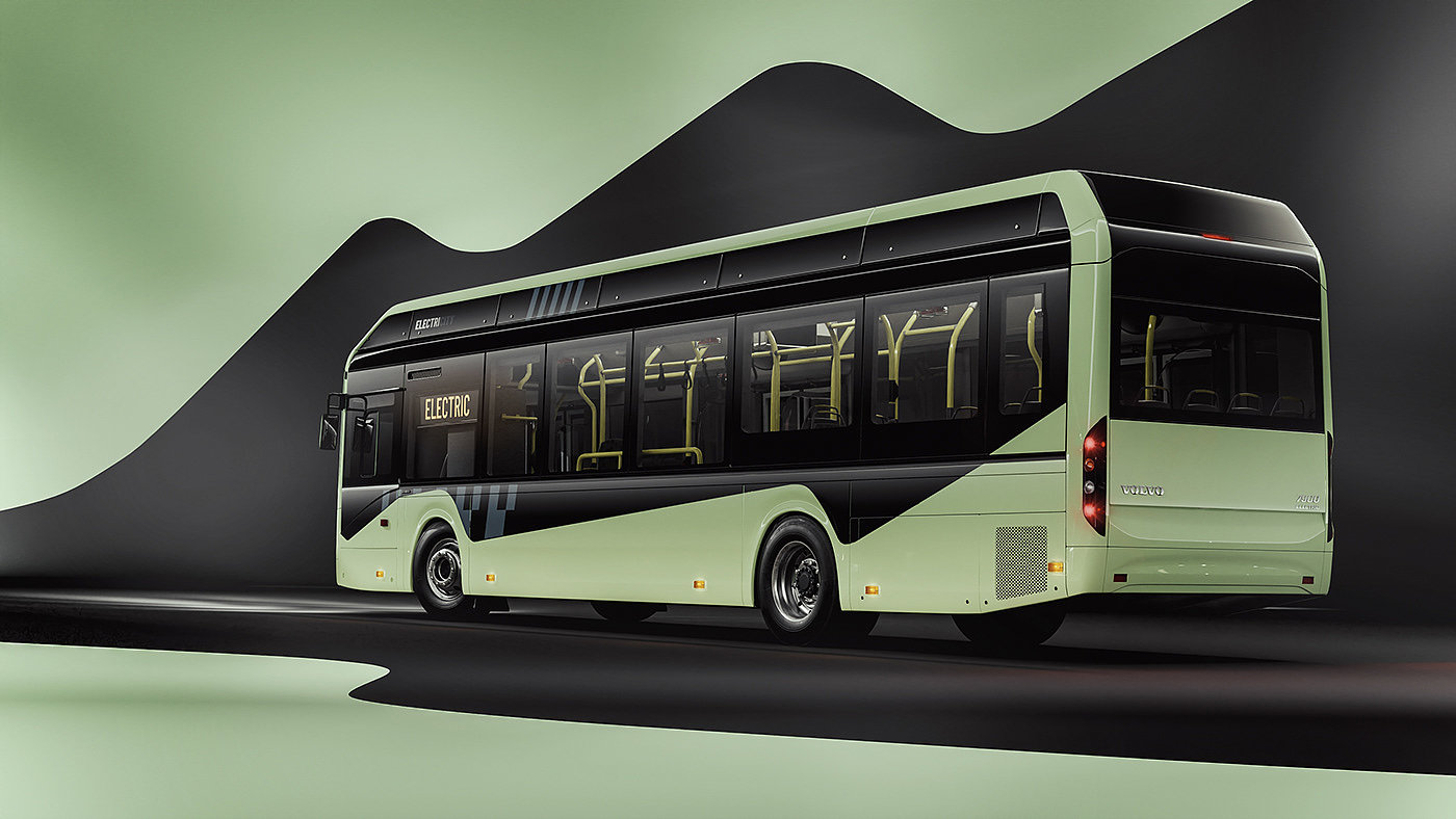 3d，bus，Volvo，automobile，bus，Passenger car，