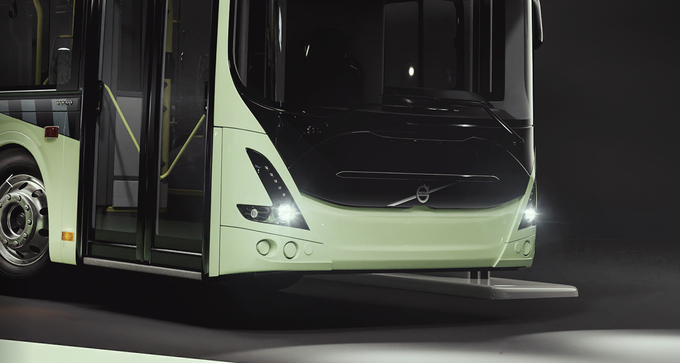 3d，bus，Volvo，automobile，bus，Passenger car，