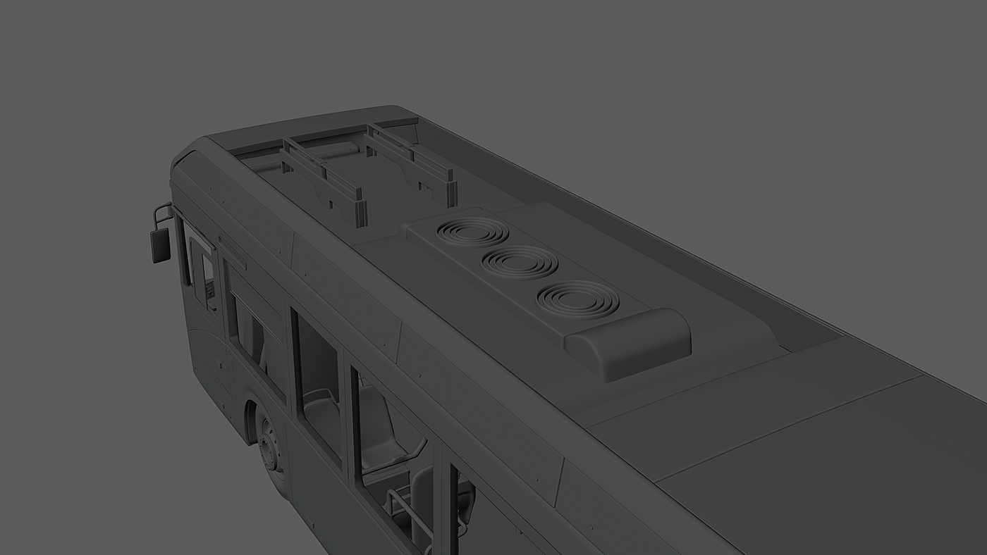 3d，公交车，沃尔沃，汽车，巴士，客车，