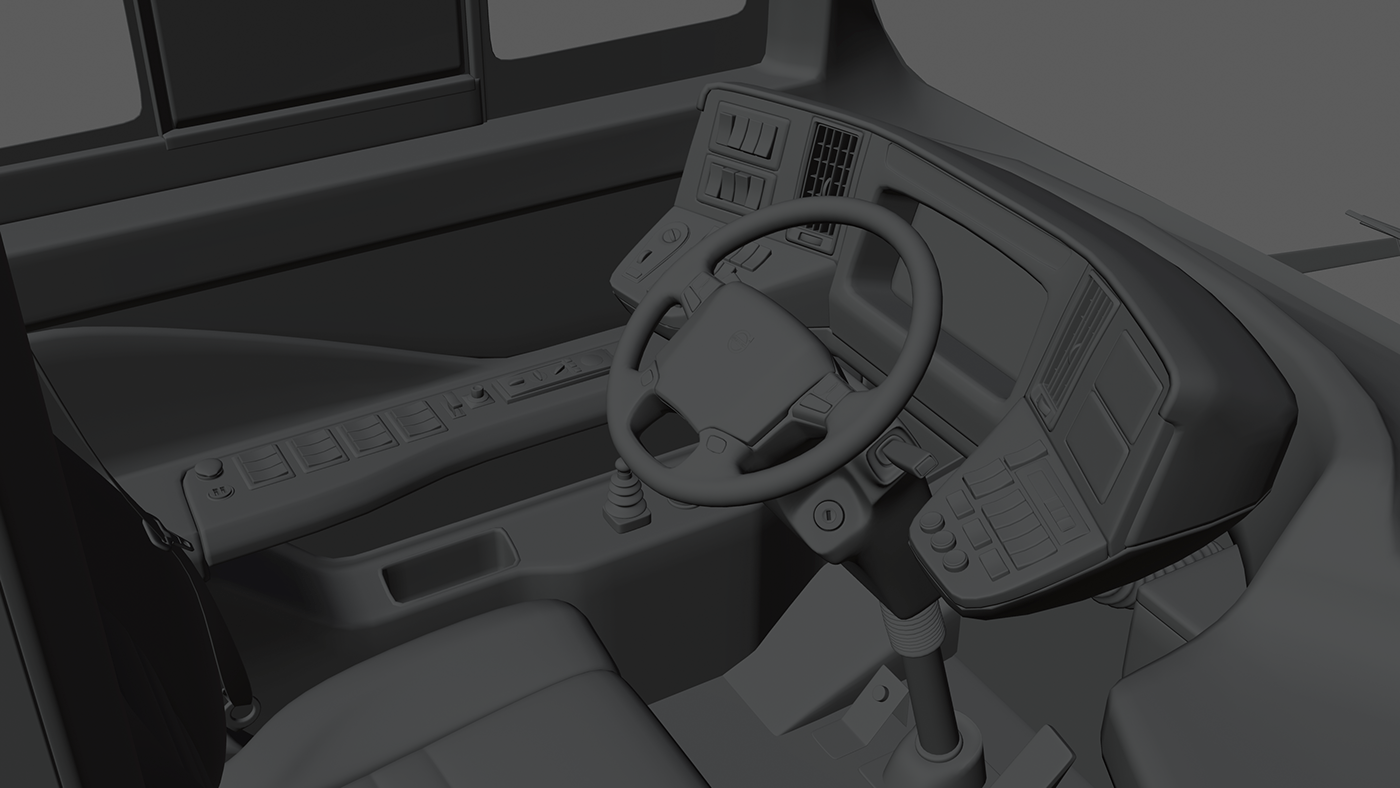 3d，bus，Volvo，automobile，bus，Passenger car，