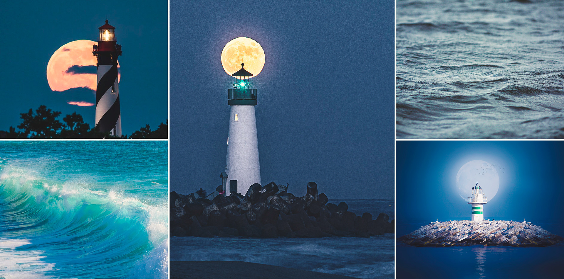 Desk lamp，lighthouse，Night light，