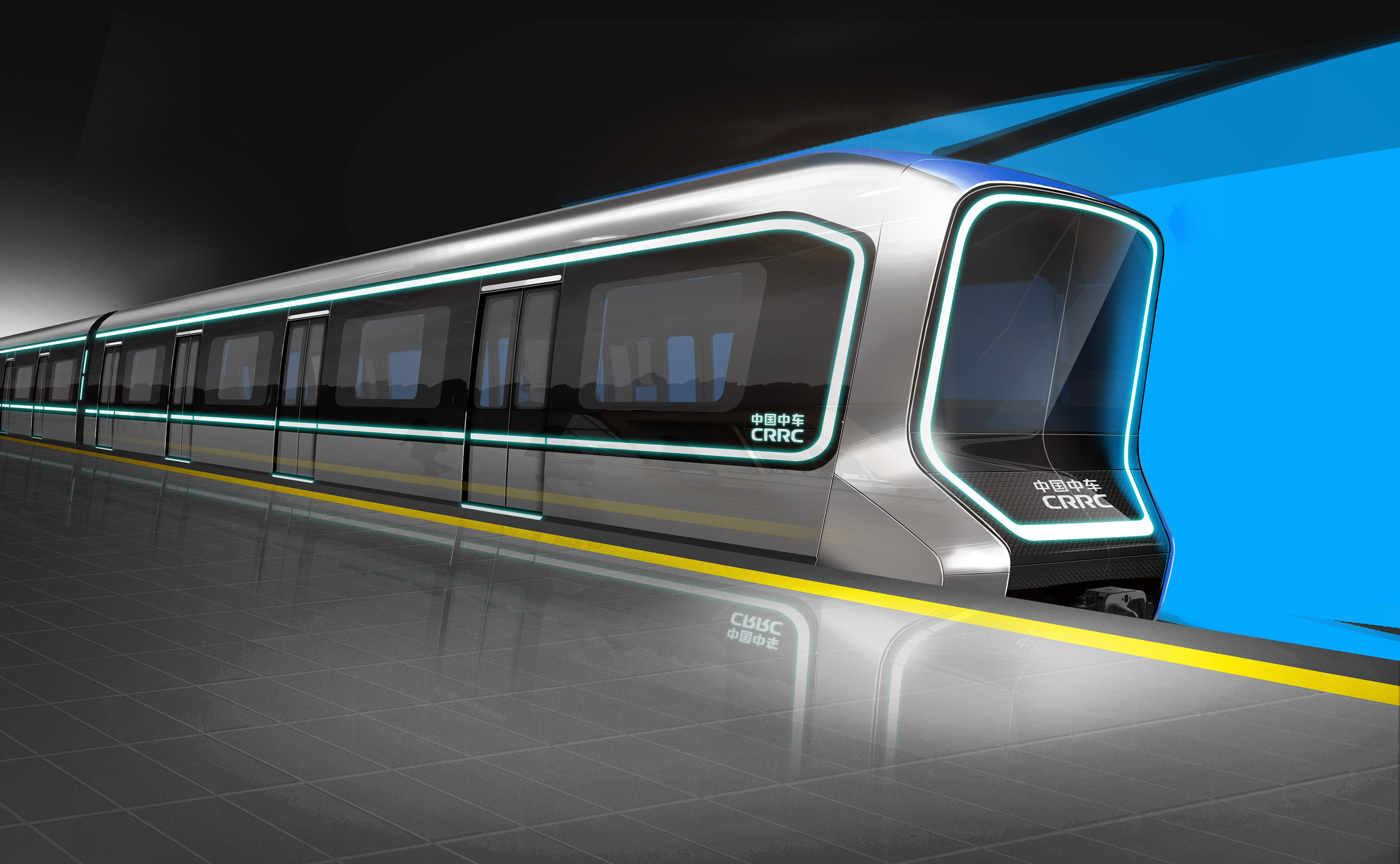 metro，future，science and technology，concept，