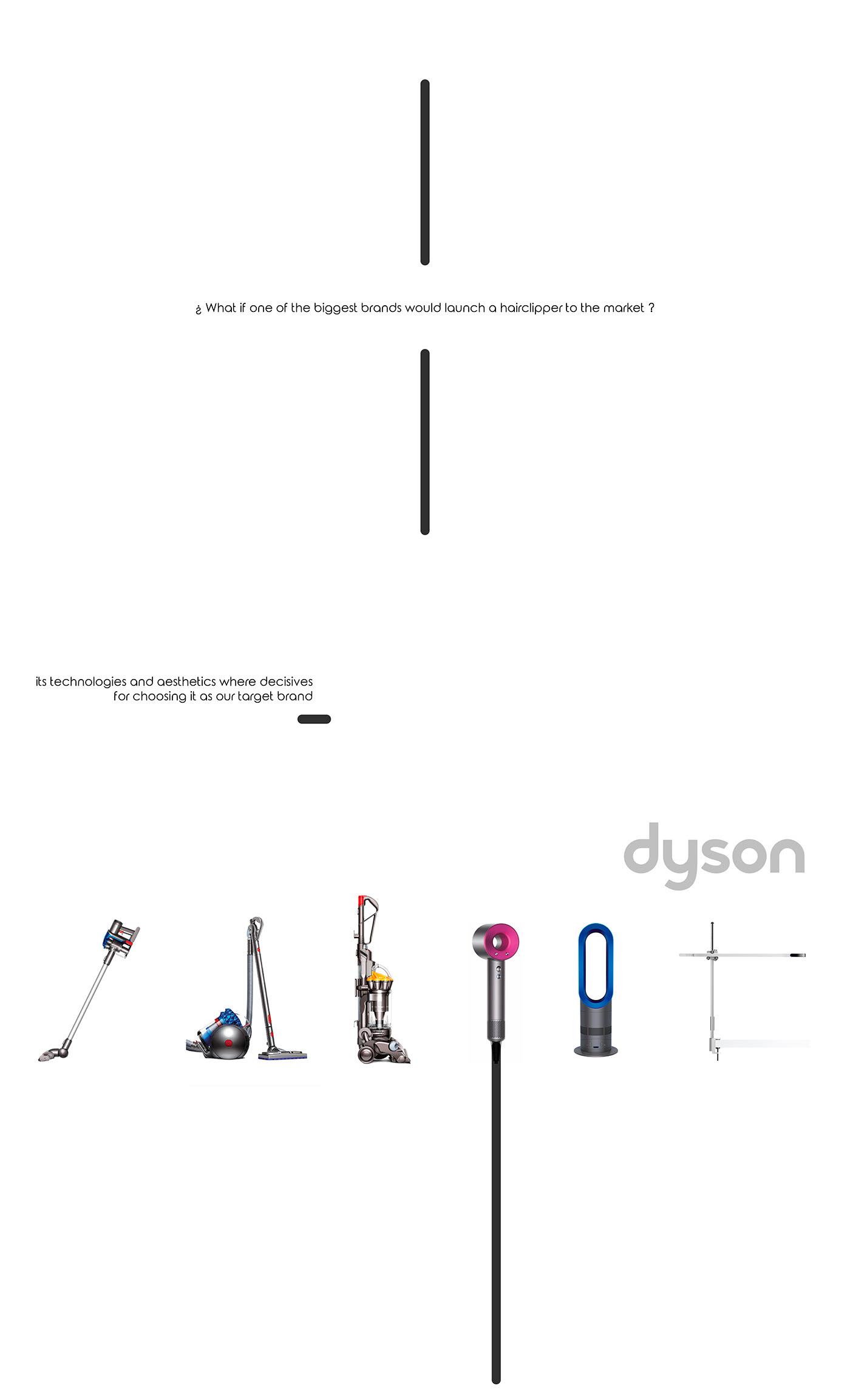 dysone，Hairdressing machine，razor，product design，