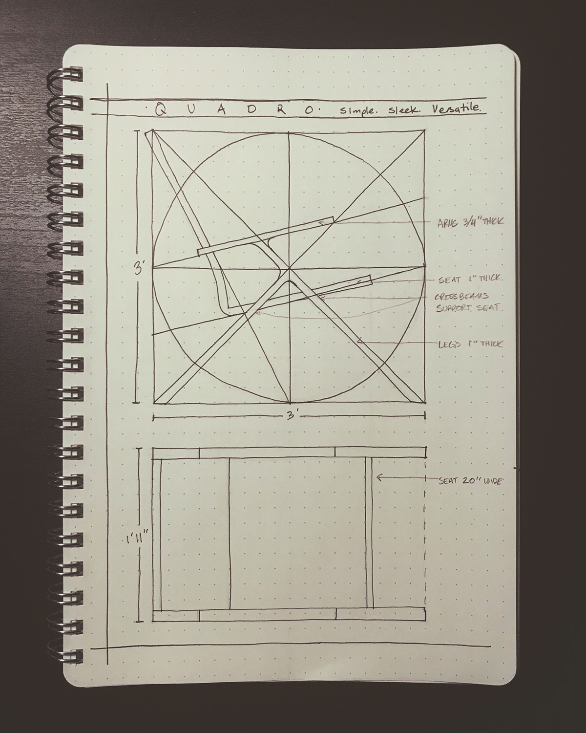 Quadro Chair，chair，furniture，industrial design，