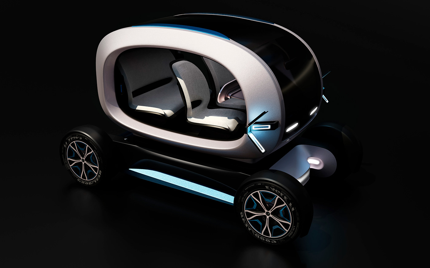 Electric vehicle，conceptual design，industrial design，3D design，Automobile design，3D Digital Art，