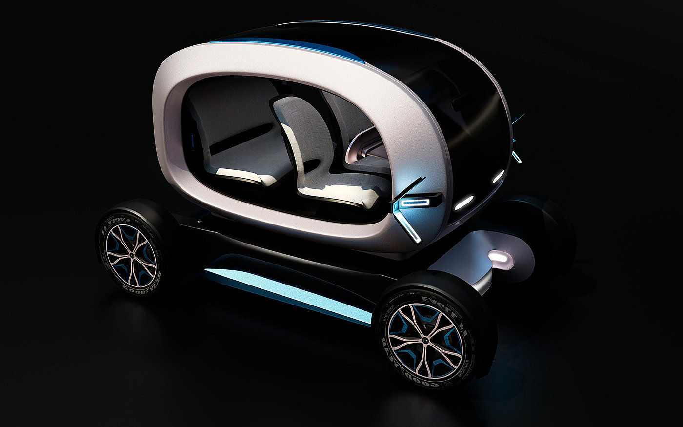 Electric vehicle，conceptual design，industrial design，3D design，Automobile design，3D Digital Art，