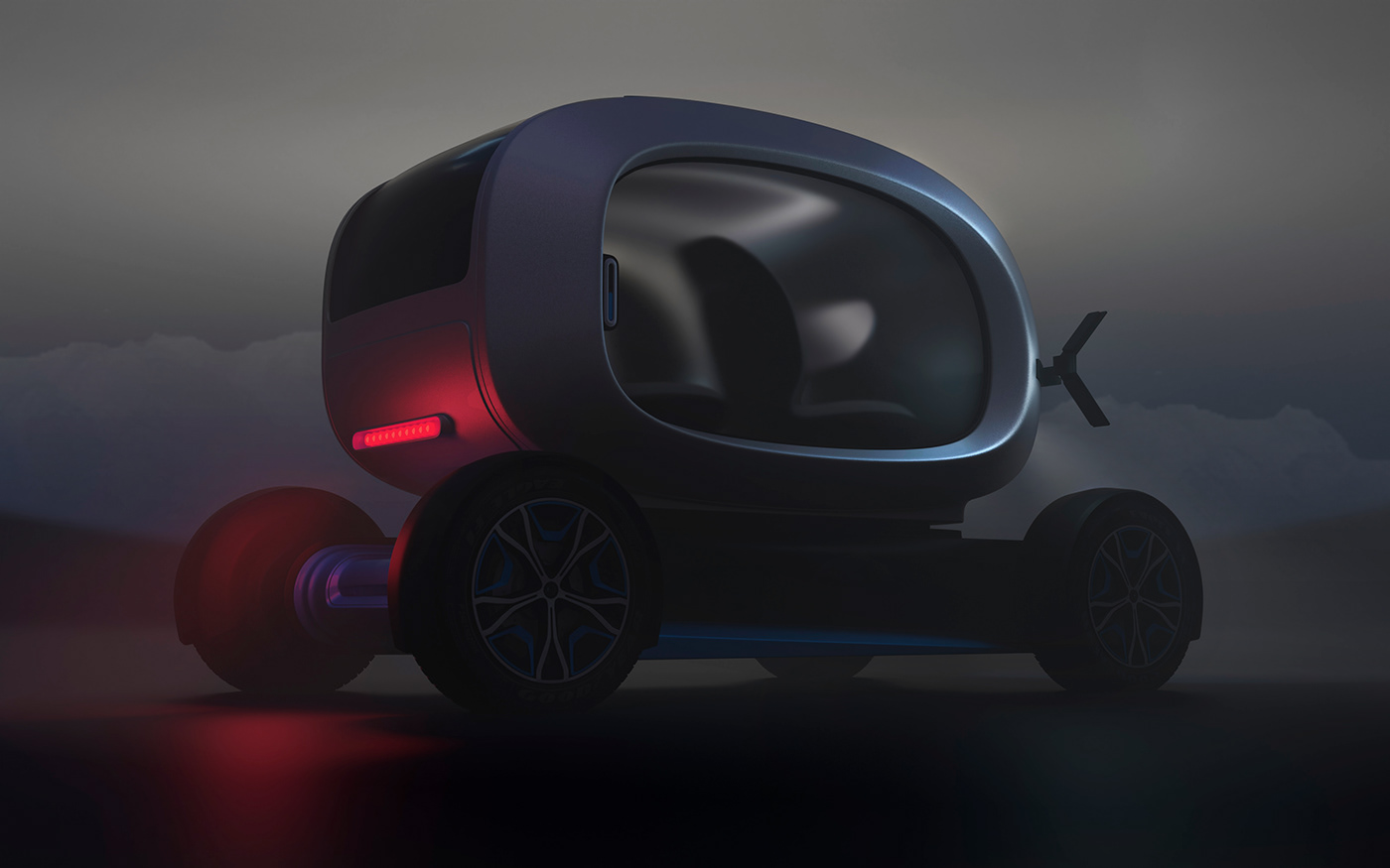 Electric vehicle，conceptual design，industrial design，3D design，Automobile design，3D Digital Art，