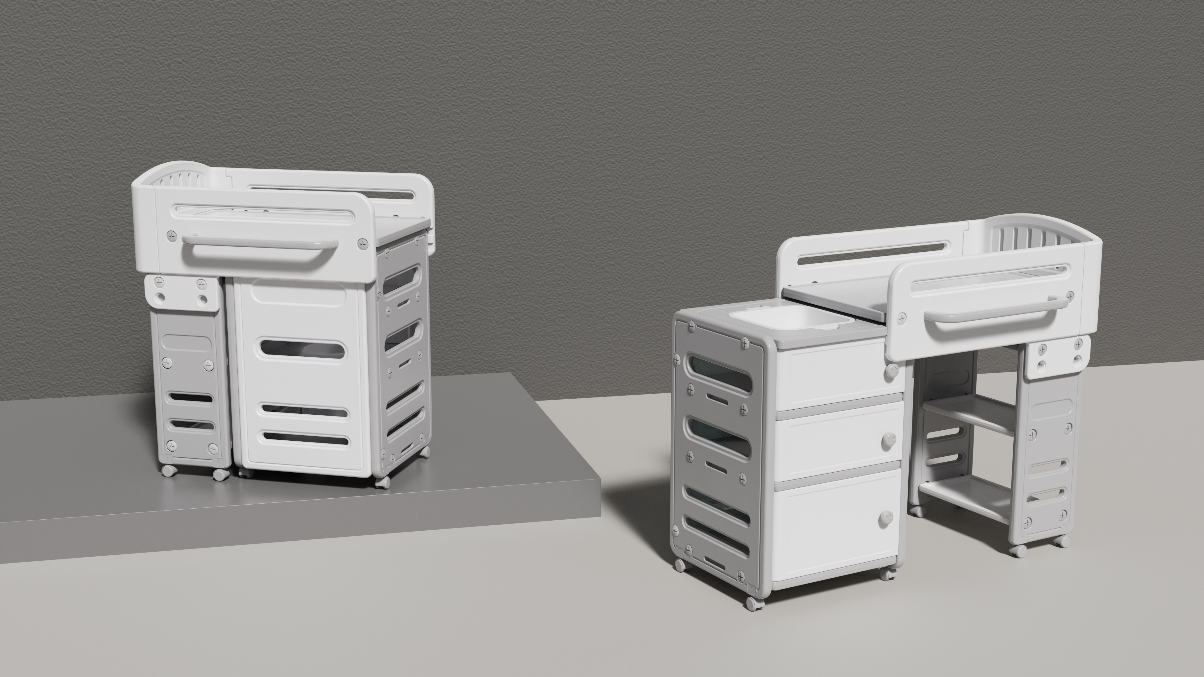 Diaper table，Take a bath，Children's diaper table，Change diapers，Combined cabinet，Mother and baby，