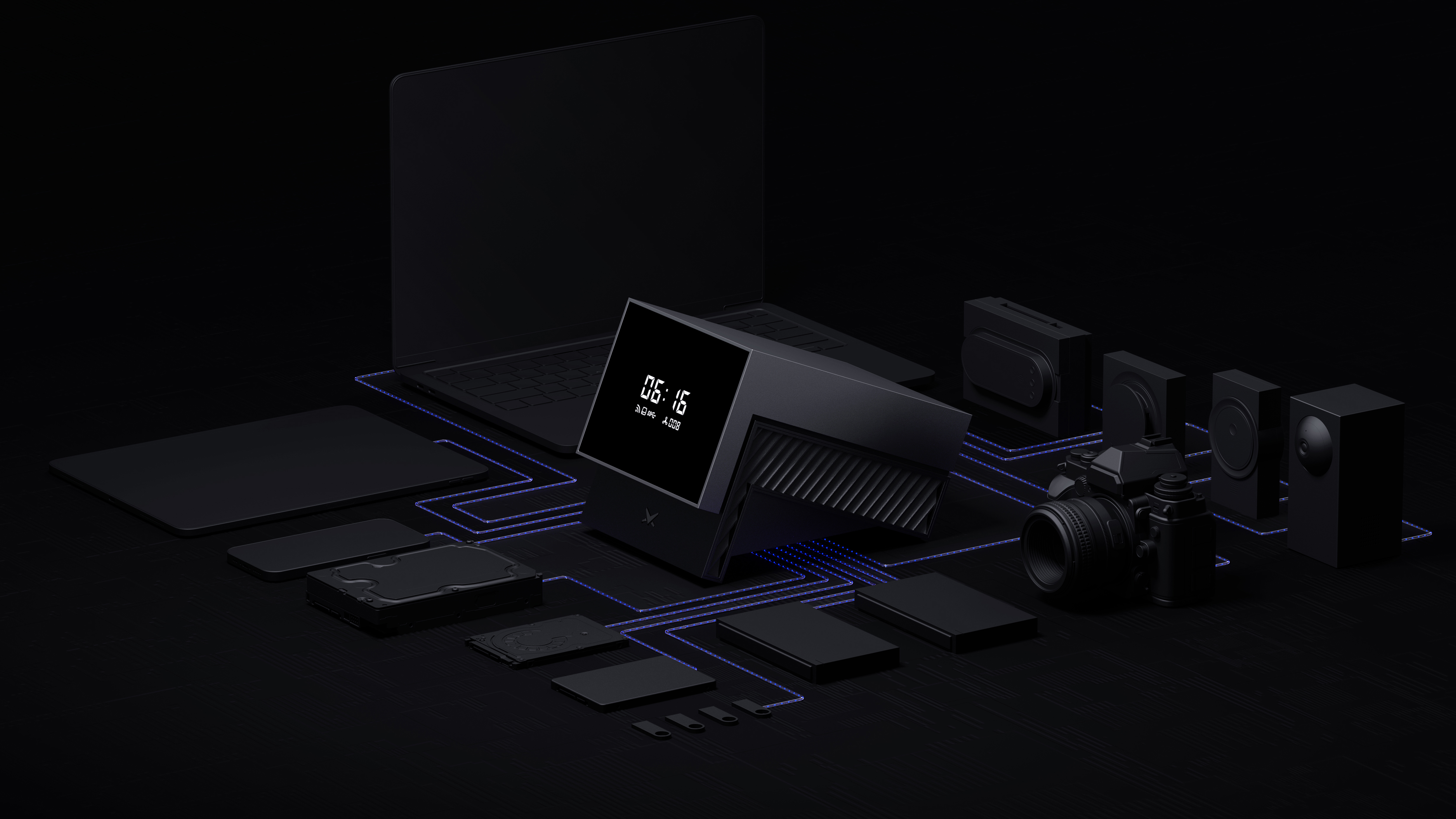 Wi-Fi routing，NAS storage，Network direct drive，Combination innovation，