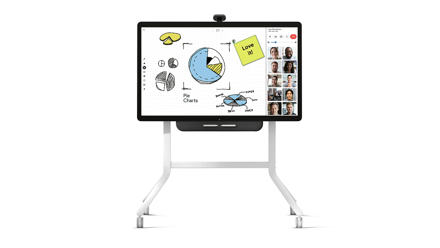 display，Microphone，speaker，Conference hardware，2022 Red Dot Product Design Award，