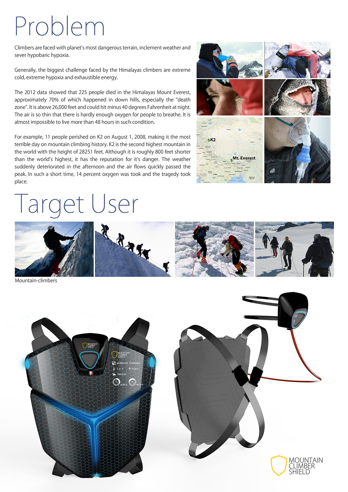 Mountaineering，package，first aid，outdoors，product design，