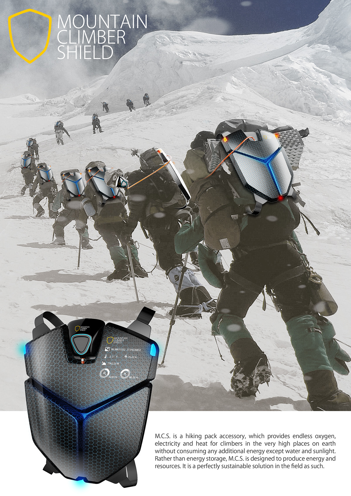 Mountaineering，package，first aid，outdoors，product design，