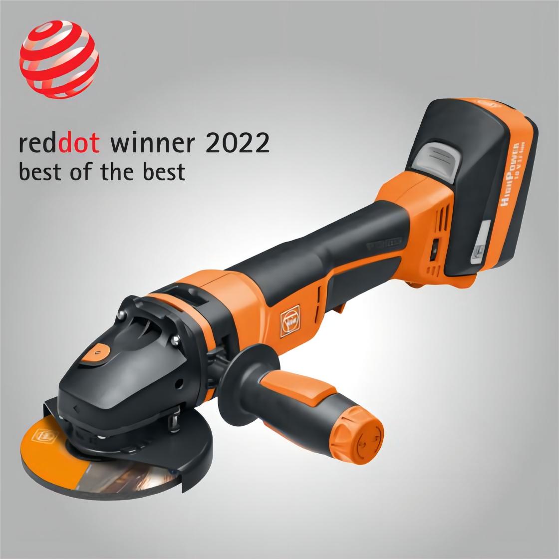 Angle grinder，Rechargeable，security，2022 Red Dot Product Design Award，