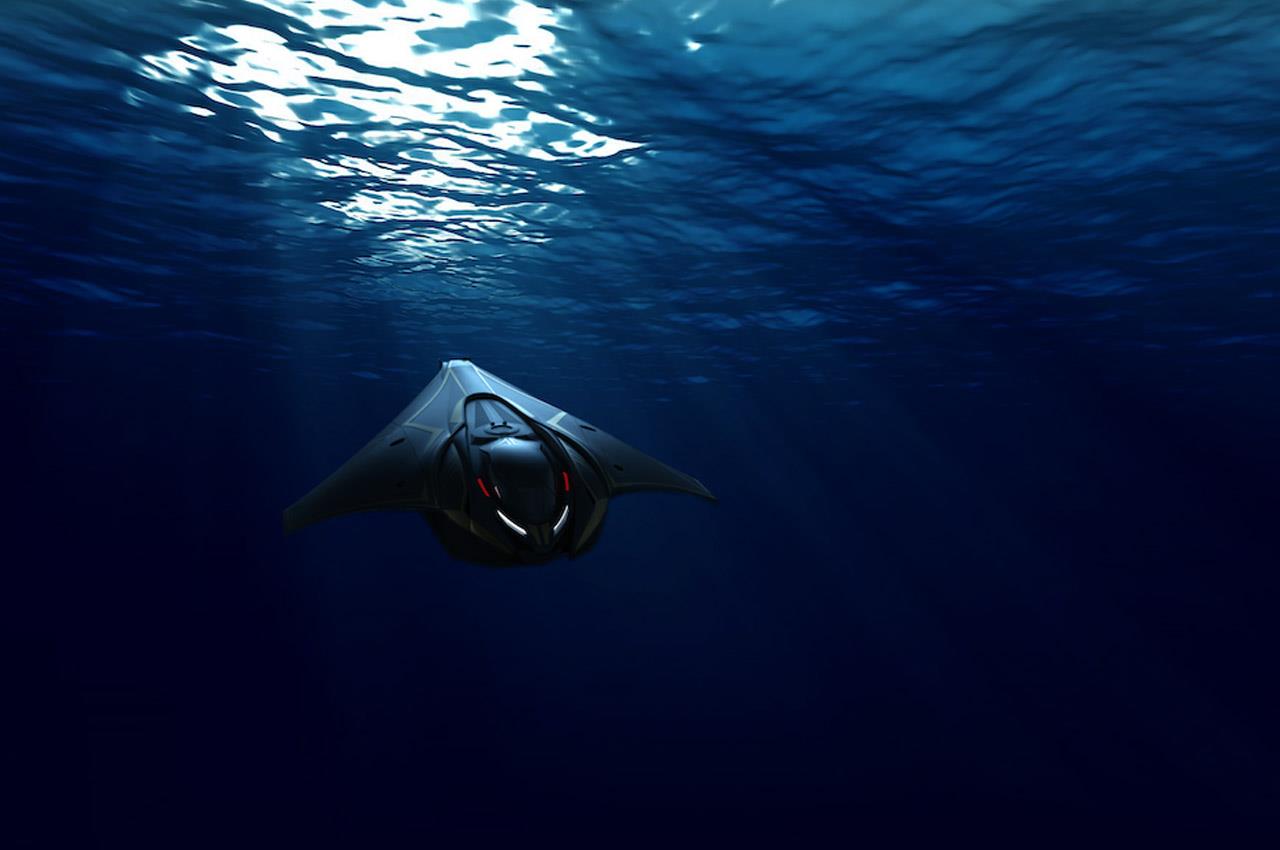 Appearance design，submarine，Manta ray，