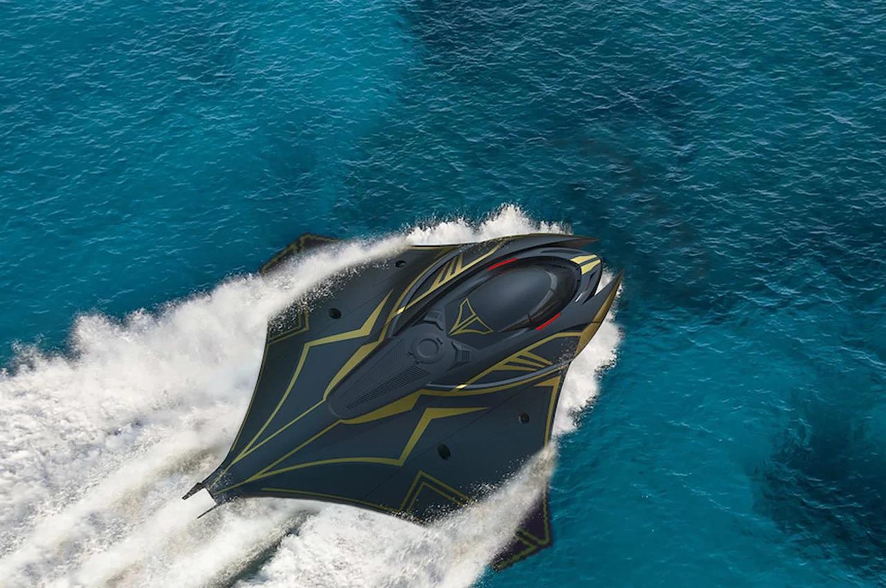 Appearance design，submarine，Manta ray，