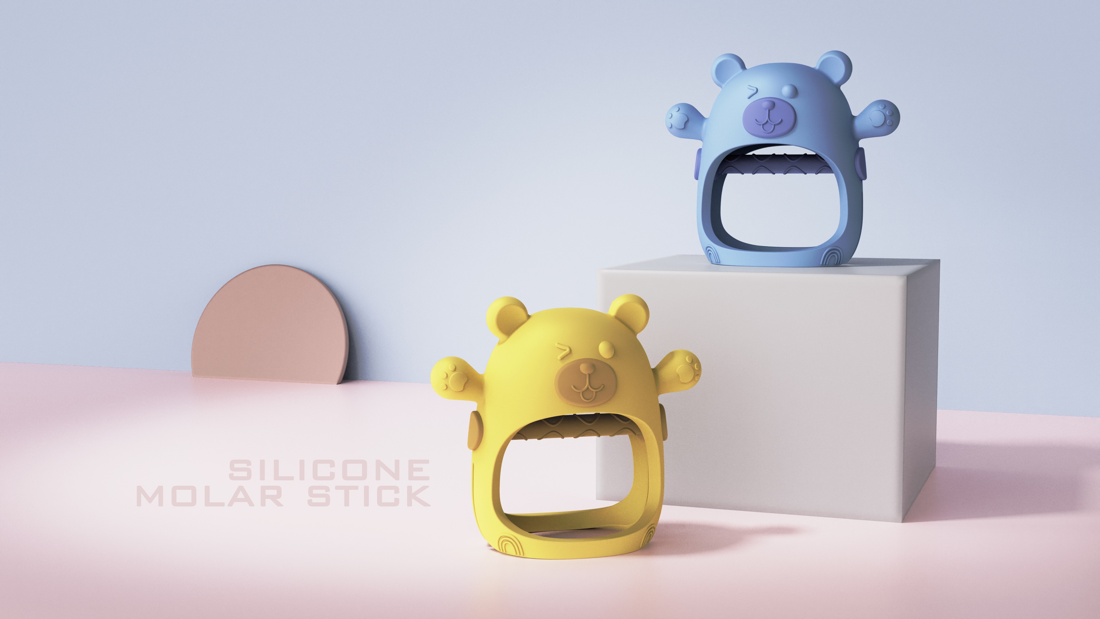 Baby gums, grinding sticks, baby toys，