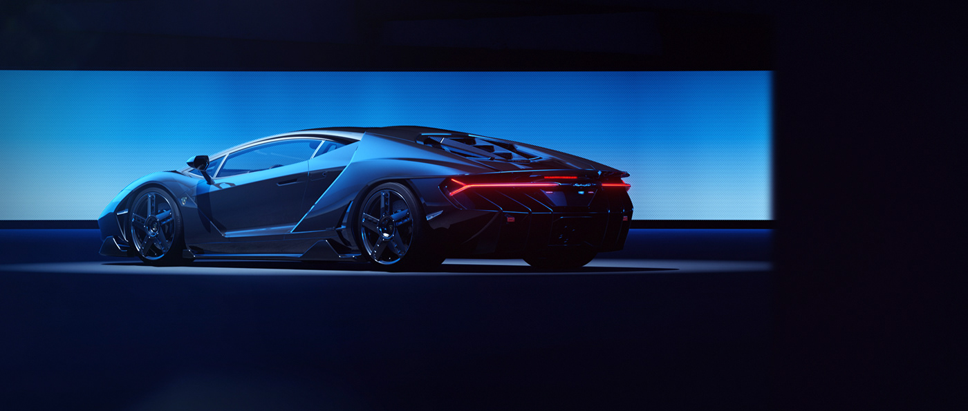 Lamborghini，LP770，Appearance design，FULL CG，streamline，
