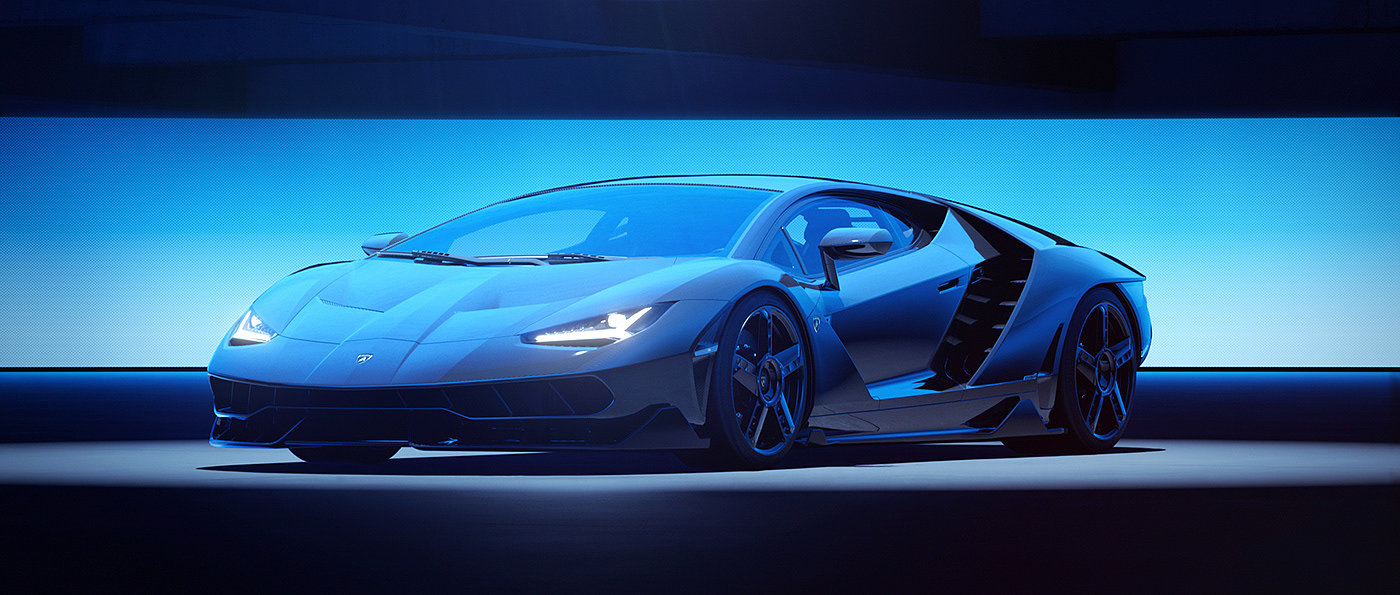 Lamborghini，LP770，Appearance design，FULL CG，streamline，