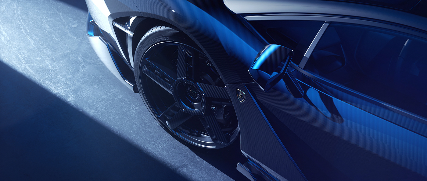 Lamborghini，LP770，Appearance design，FULL CG，streamline，