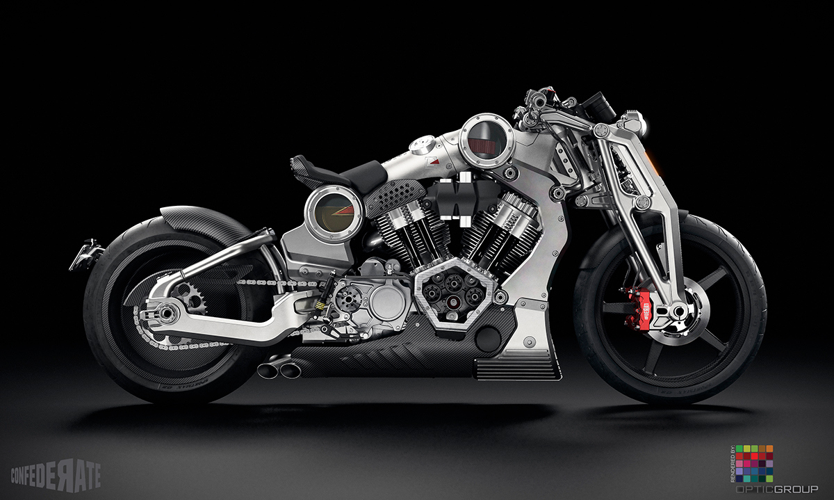 机械感战斗摩托车