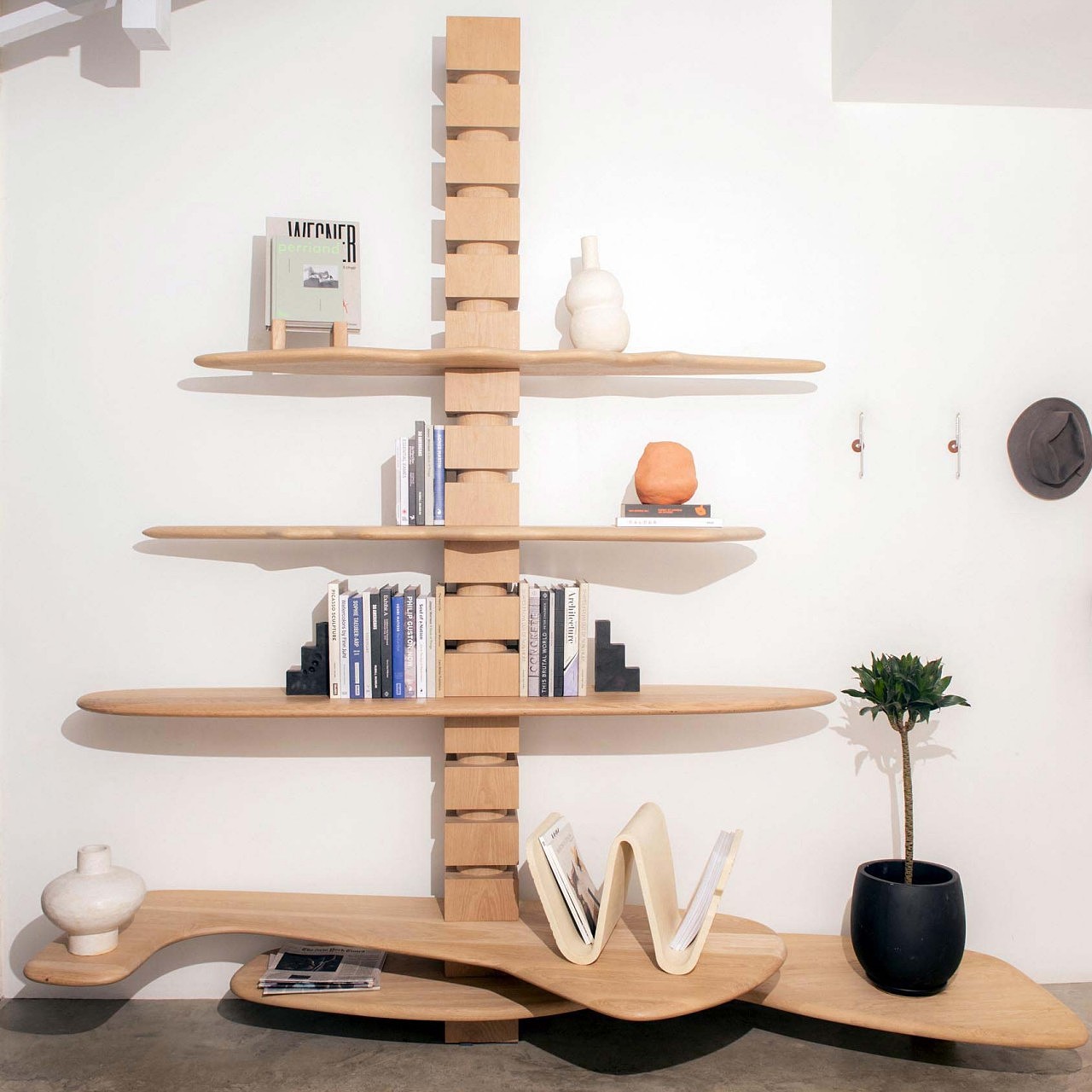 furniture，modularization，Home Furnishing，product design，bookshelf，wooden ，