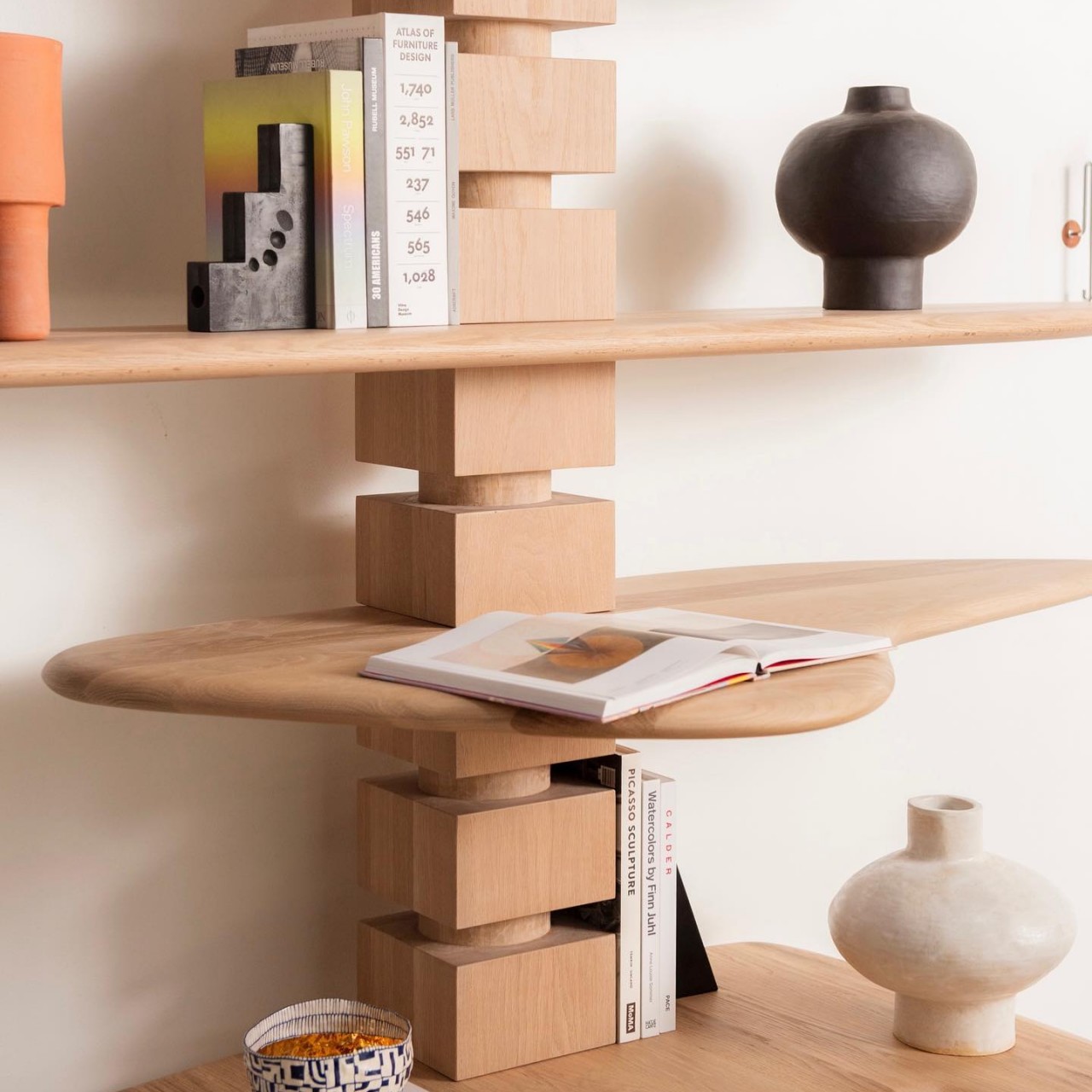 furniture，modularization，Home Furnishing，product design，bookshelf，wooden ，