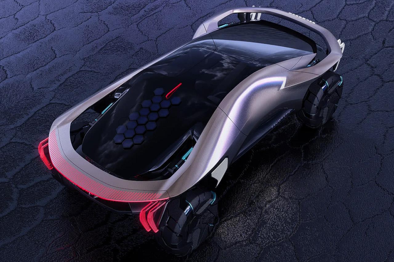 future，Off-road vehicle，conceptual design，DELOREAN OMEGA，Automobile design，