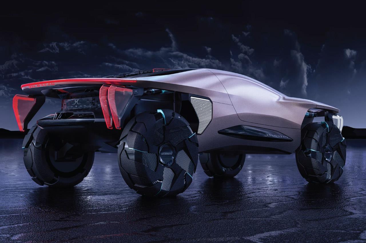 future，Off-road vehicle，conceptual design，DELOREAN OMEGA，Automobile design，