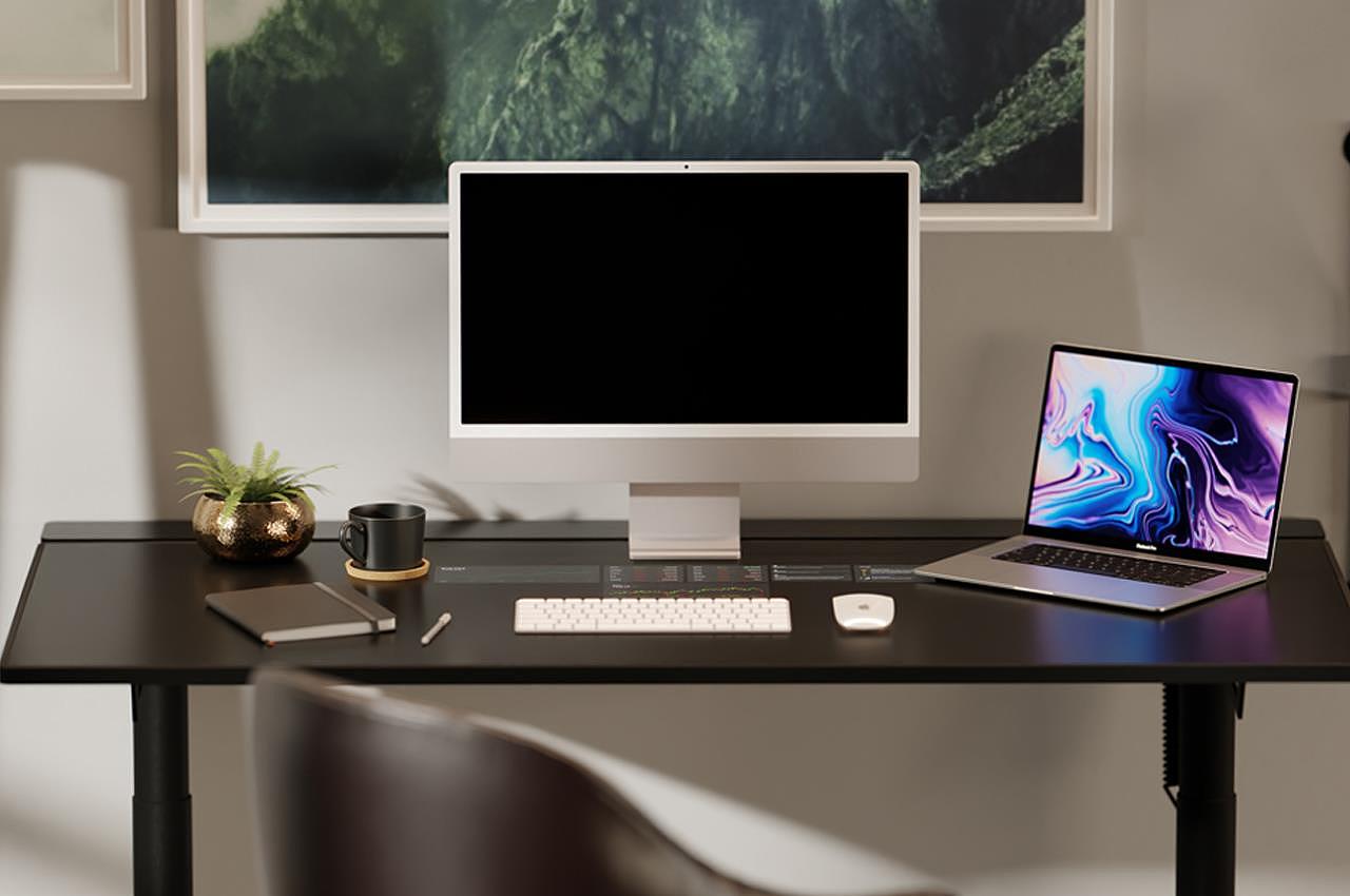 办公桌，智能，显示屏，科技，产品设计，
