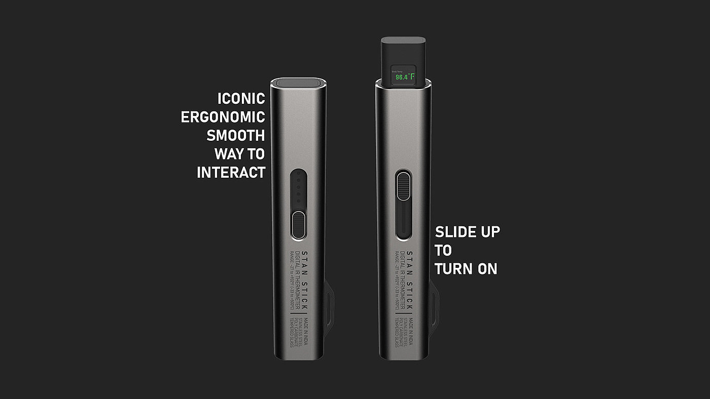 STAN STICK，Infrared thermometer，product design，science and technology，Appearance design，inspiration，Men in Black，Memory disappearance stick，