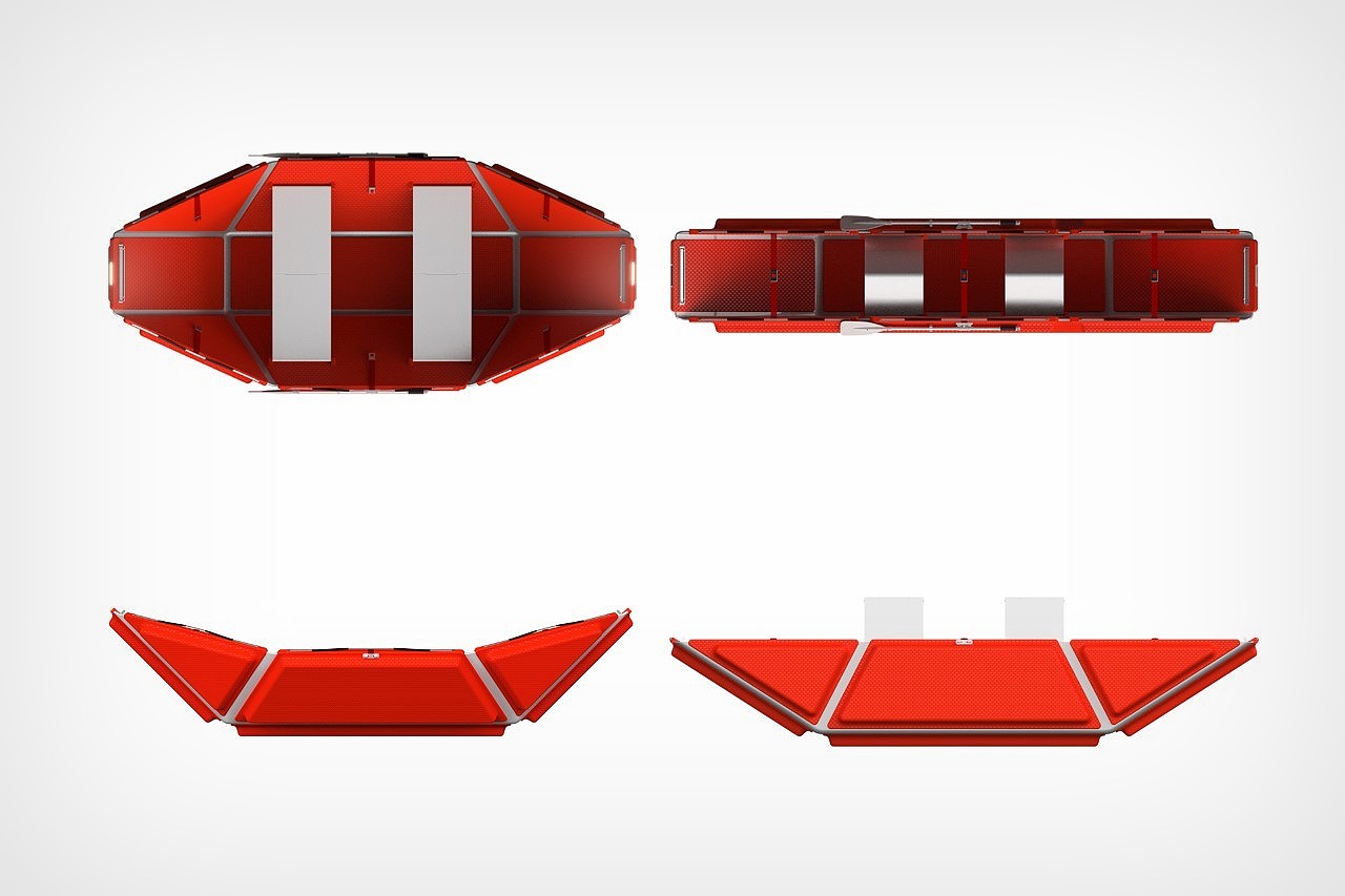 Folding type，lifeboat，Design，high-capacity，