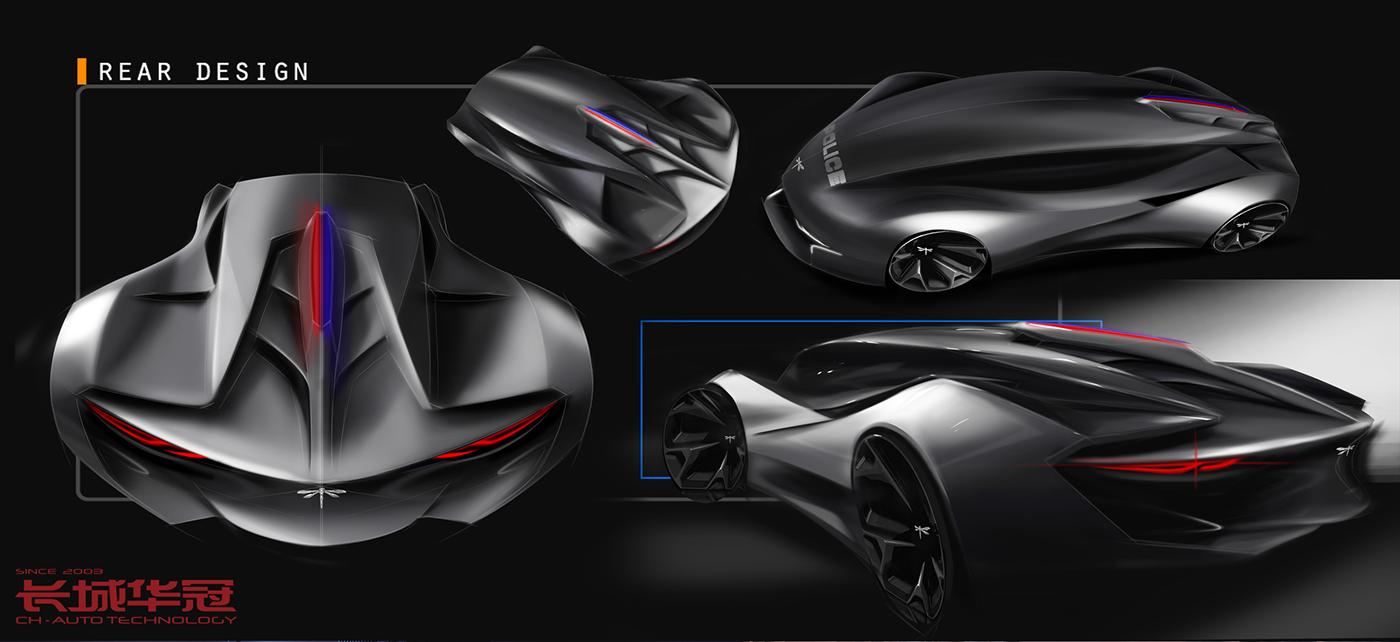 Reprint，Chinese designer，young Lima，automobile，concept，