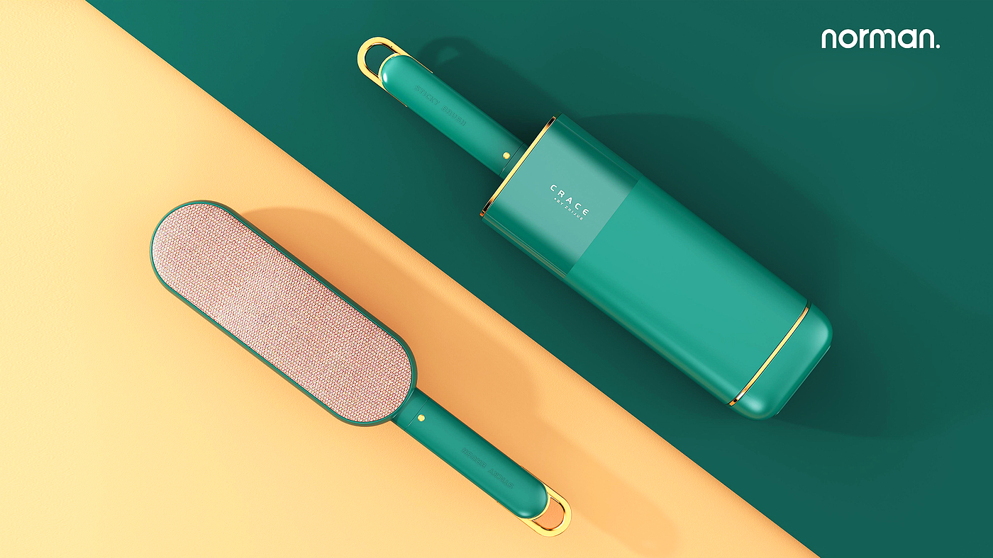 Electrostatic brush，Hair sticking device，