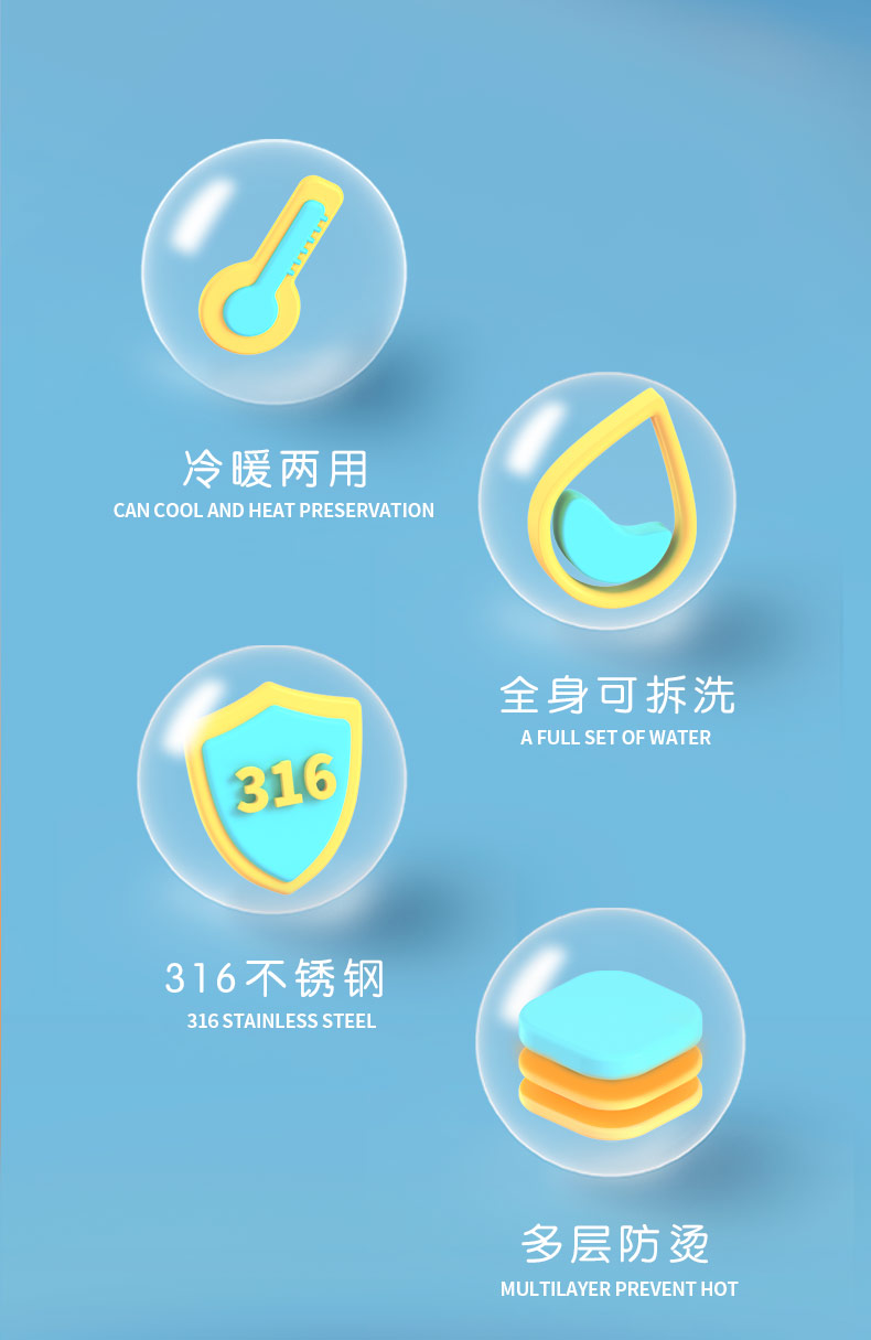 Auxiliary food bowl，Mother and baby，Infant child，product design，children，Water injection supplementary food bowl，