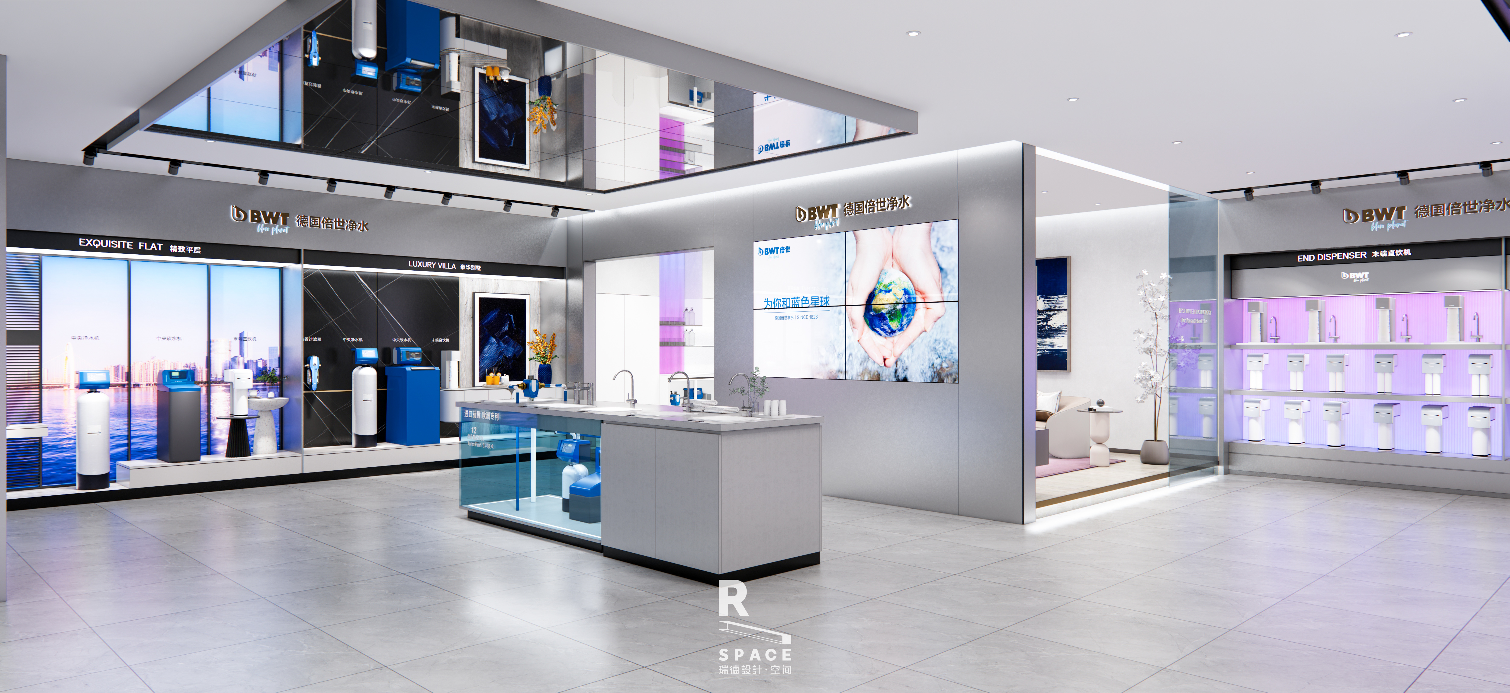 Red design，Original works，space，Commercial space design，space design ，Si design，Super scene，BWT，