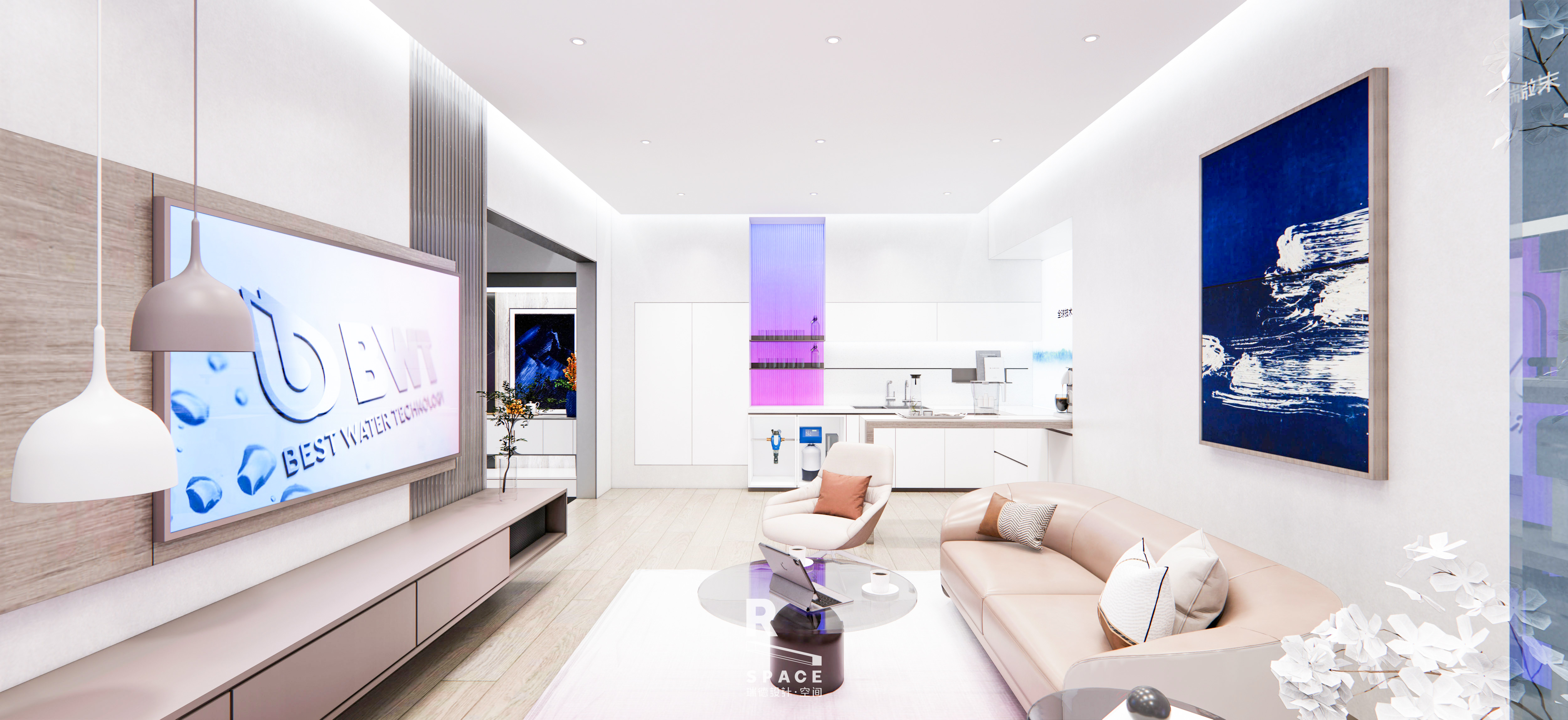 Red design，Original works，space，Commercial space design，space design ，Si design，Super scene，BWT，