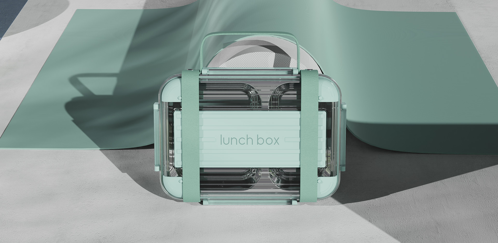 industrial design，Lunch box，Portable，