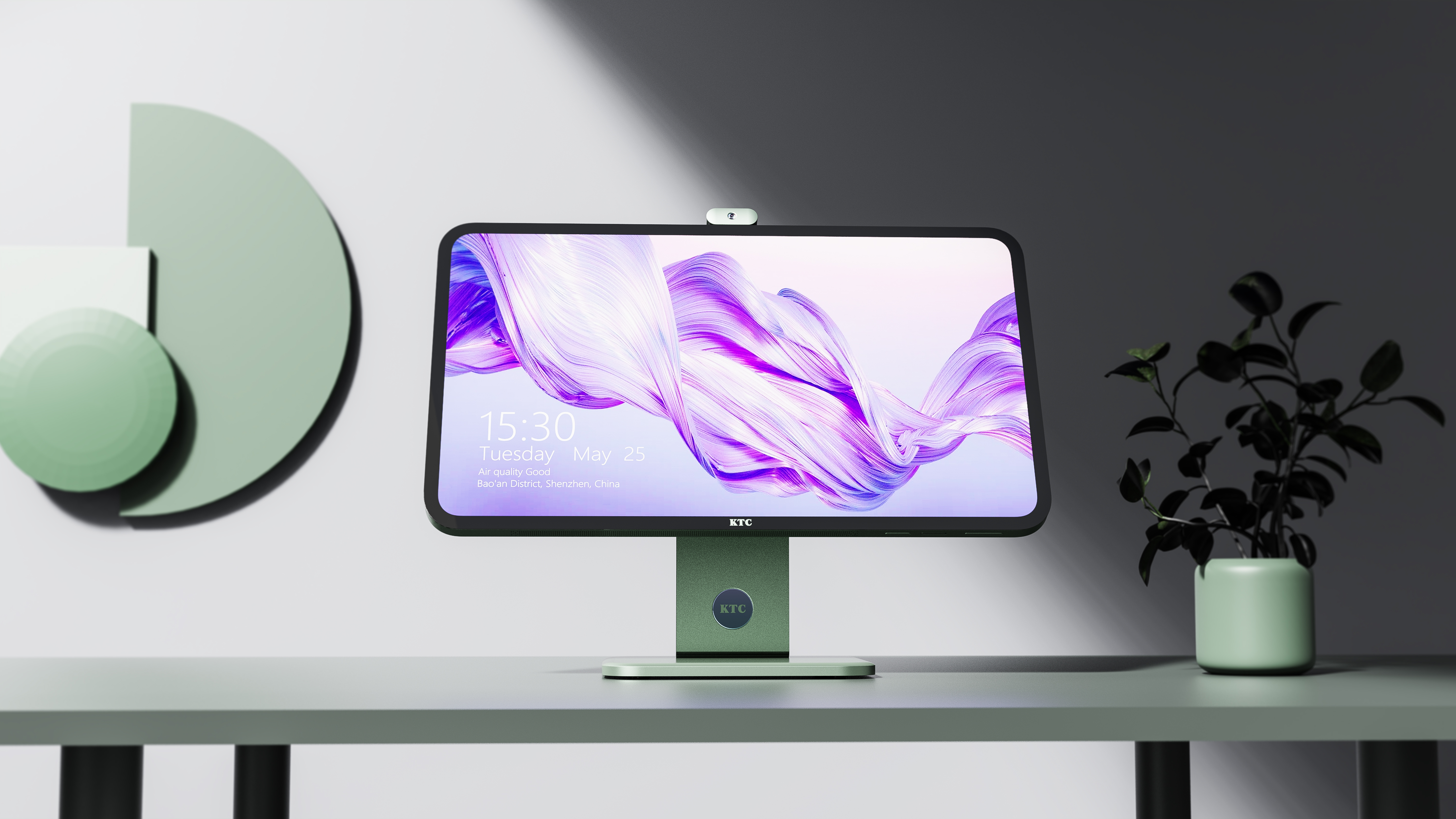 Minimalist，science and technology，monitor，Flat，removable，