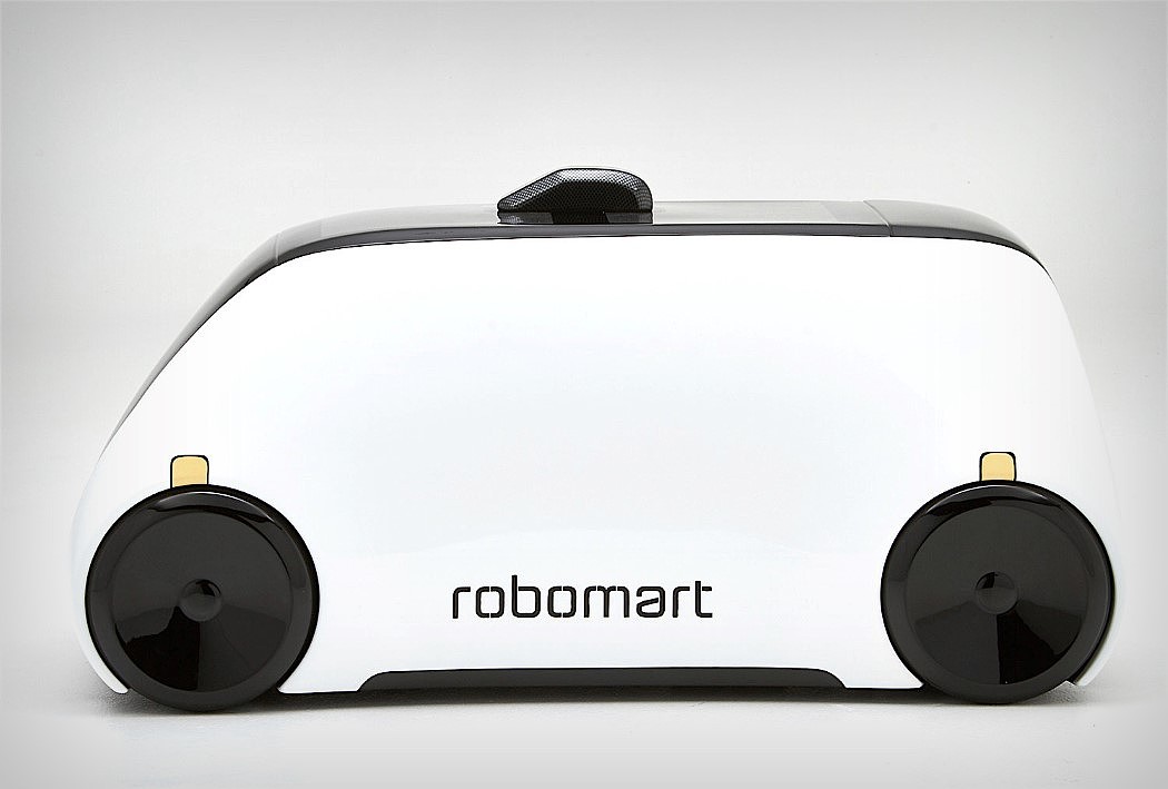 自动驾驶汽车，Robomart，传感器，摄像头，