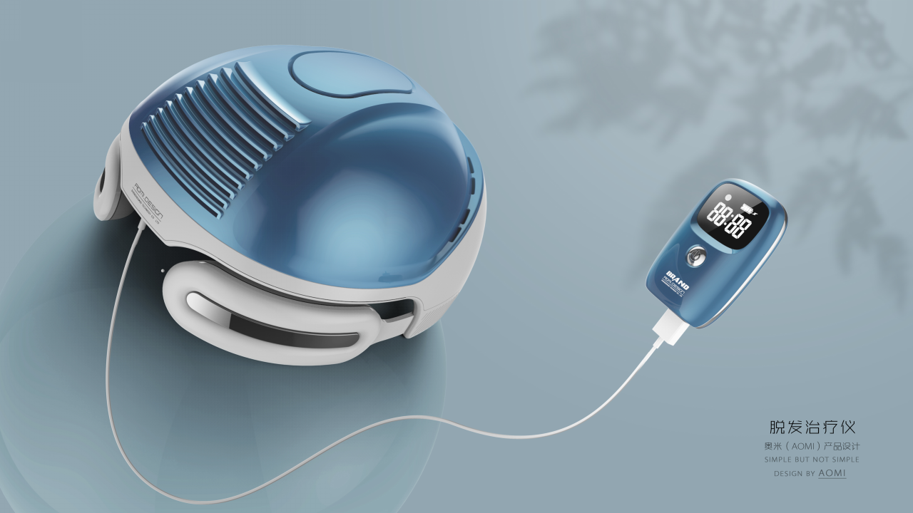 industrial design，product design，Industrial design company，Good design，hair growth meter，cosmetic instrument，Design，