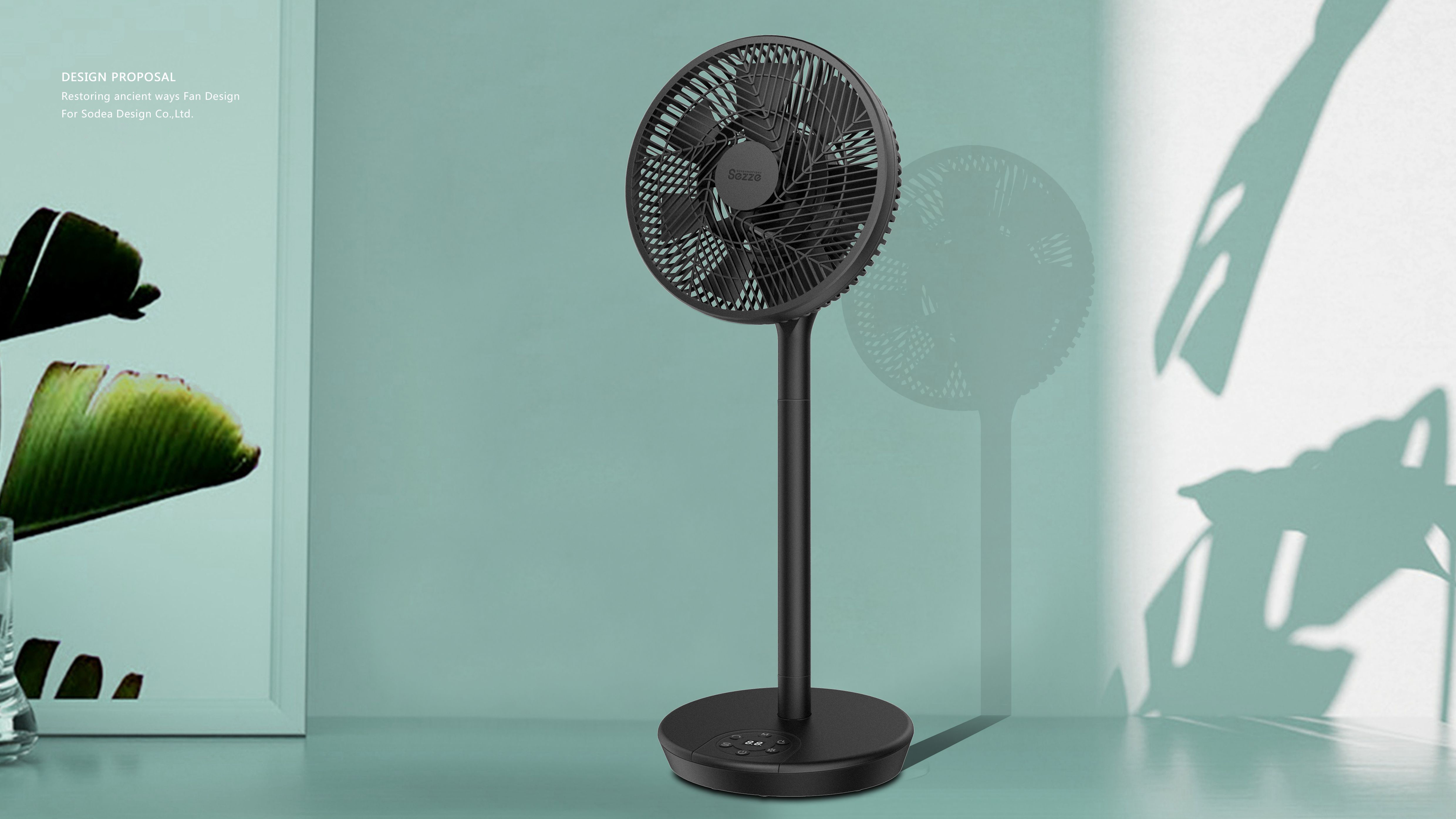 Fan series: concise, Japanese retro, circular fan，