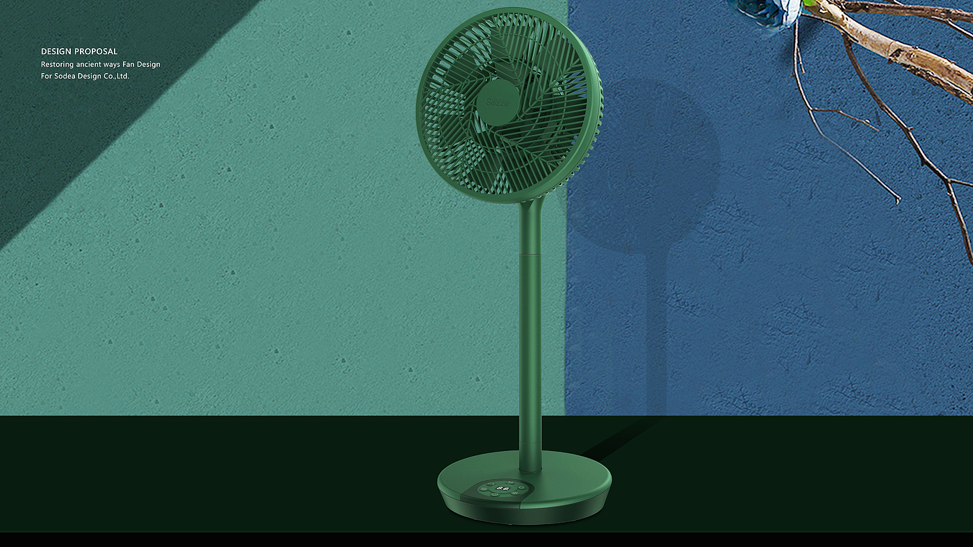 Fan series: concise, Japanese retro, circular fan，