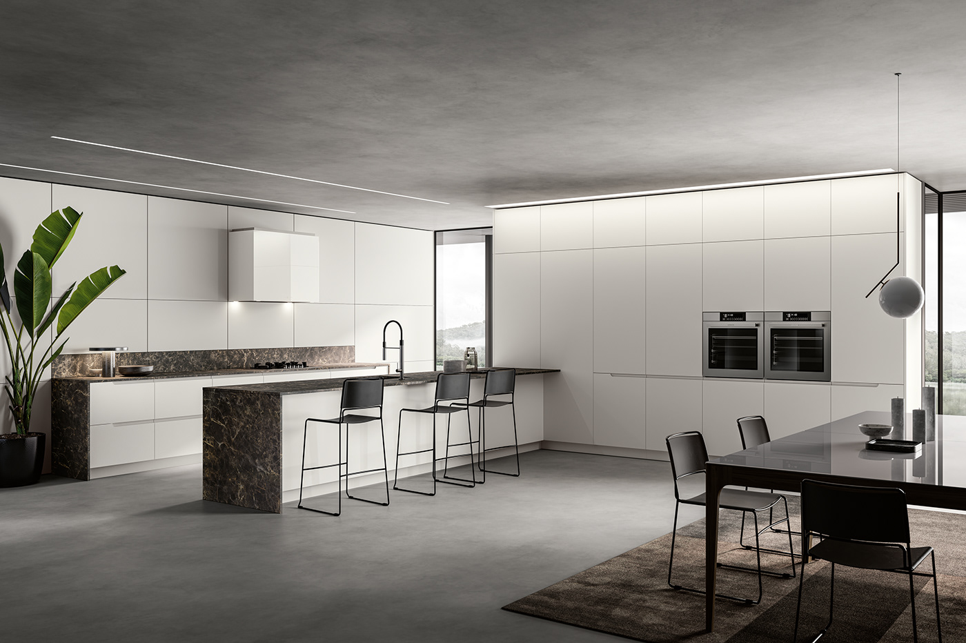 furniture，Interior design，kitchen，