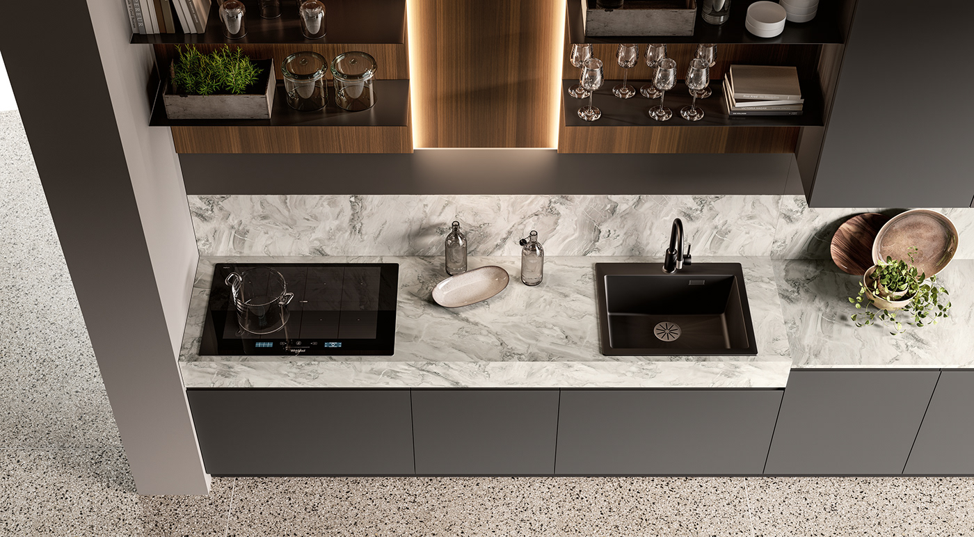 furniture，Interior design，kitchen，