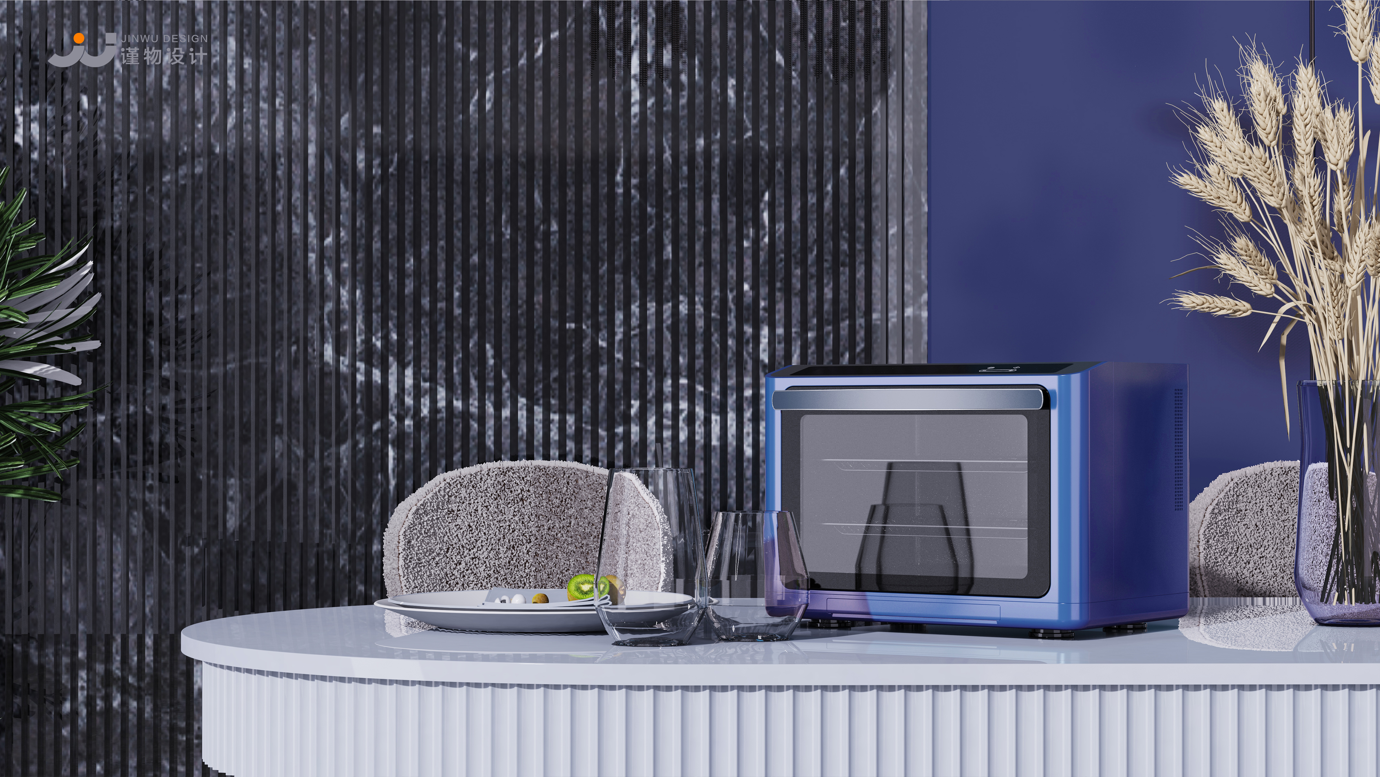 Electric oven，product design，Minimalist，life，household electrical appliances，